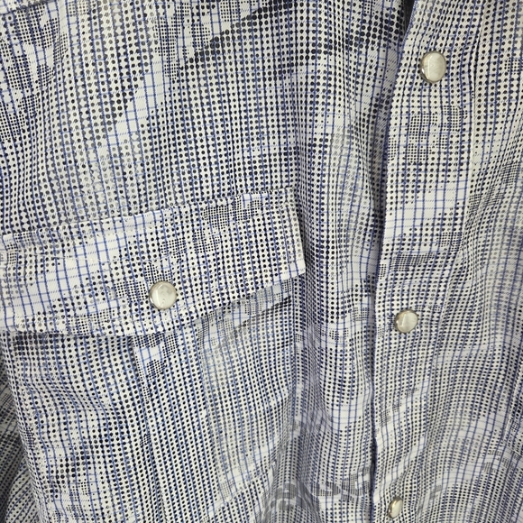 English Laundry John Lennon Blue Casual Button Down Shirt Size XXL - Picture 5 of 8